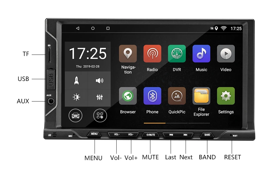 Flash Deal Jansite 7" Two Din Car multimedia Android 8.1 player Touch screen GPS Navigation Mirror-link for iPhone audio RAM 2G With U Disk 15 Flash Deal Jansite 7" Two Din Car multimedia Android 8.1 player Touch screen GPS Navigation Mirror-link for iPhone audio RAM 2G With U Disk 15