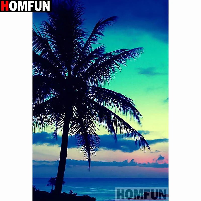 Алмазная живопись HOMFUN A14980 картина с полными квадратными/круглыми стразами 5D