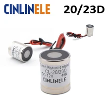 D20mm * H23mm prąd rozmagnesowania elektryczny magnes magnetyczny elektromagnetyczny elektromagnes DC 12V 24V potężny ziem rzadkich