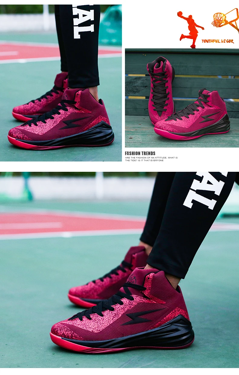 Zenvbnv мужские баскетбольные кроссовки для улицы, высокие брендовые кроссовки для мужчин, спортивная обувь, баскетбольные кроссовки