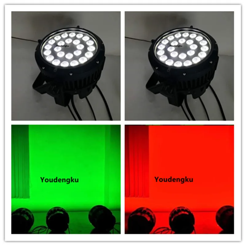 40 шт. наружный led 6в1 par light 24x18 dj rgbawuv ip65 Водонепроницаемый uplight | Лампы и освещение