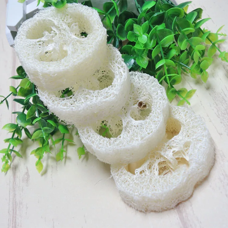 100 шт. натуральный Luffa Loofa ломтики ручной работы мыло-мочалка ящик лоток для инструментов Очистительная Губка Мыло для лица держатель