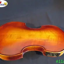 Ручная работа в стиле барокко коричневый цвет электрическая скрипка 4/4+ акустическая скрипка#11699