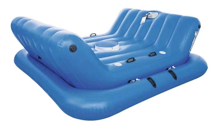 Swimming pool inflatable boat floating adult swimming floating row summer rest water toys and water pumps