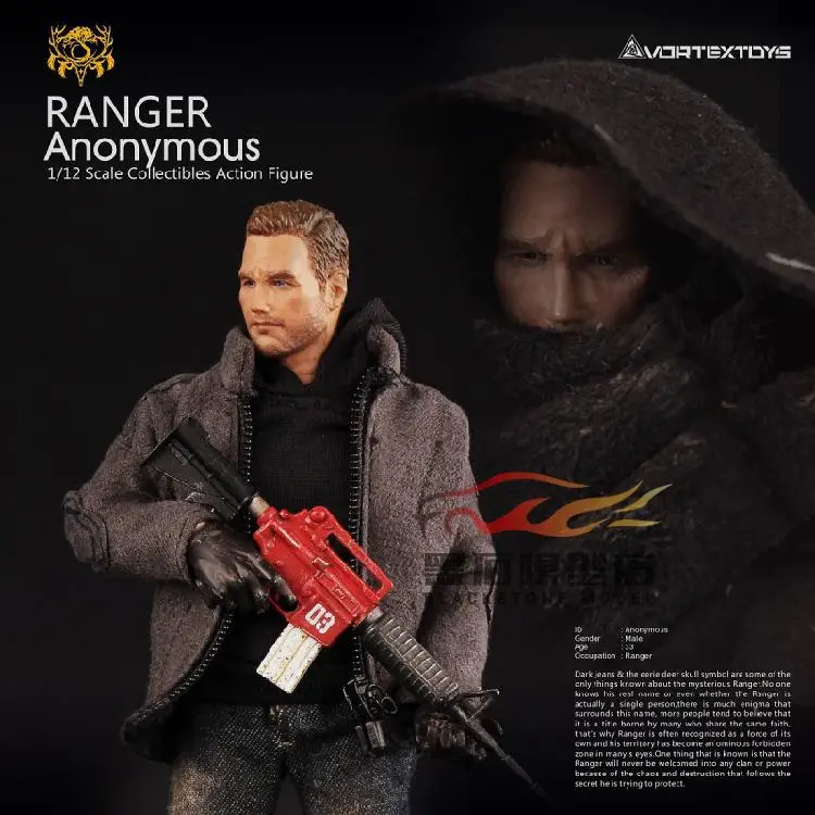 Vortextoys 1:12 Тис серии Ranger V00012 анонимный фигурку модель