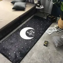 INS модный супер мягкий фланелевый коврик со звездами, прикроватный ковер, мягкий коврик для гостиной, игровой коврик, нескользящий коврик, одеяло, коврик для чая