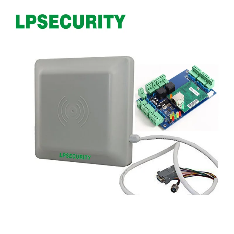 LPSECURITY парковочные ворота реле двери контроля доступа доска 6 м RFID UHF считыватель интегративный дальний антенный считыватель