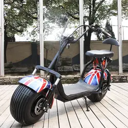 Два колеса Электрический трехколесный скутер для взрослых открытый интеллектуальный moto Electrica 60 В 12AH двойное сиденье мобильности скутер moto