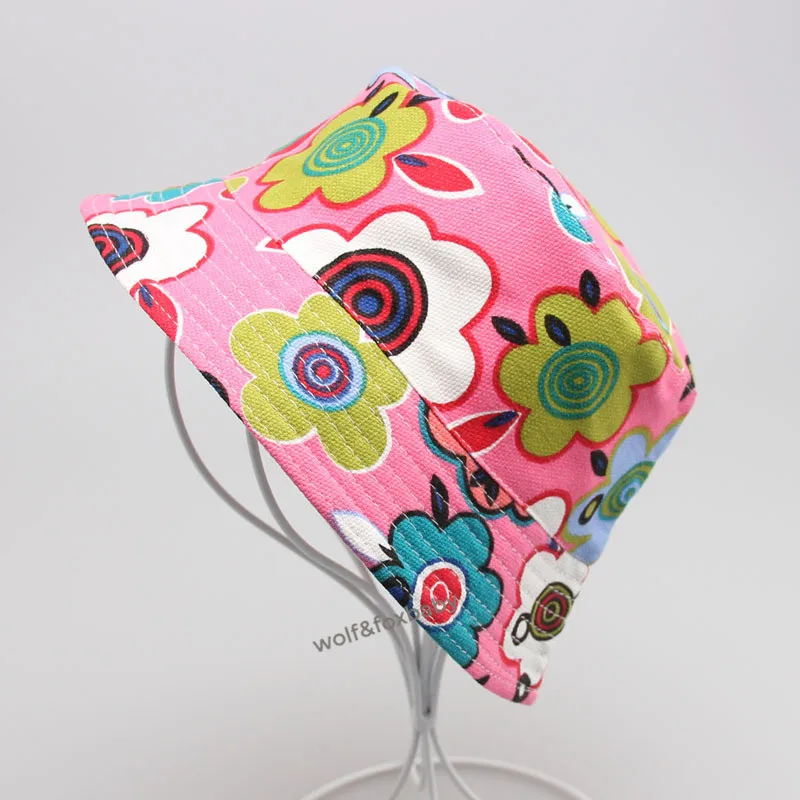 baby essential  Retail 2-6years sunbonnet sun hats printing Fisherman caps baby children kids spring summer fall accessoriesbaby eating 