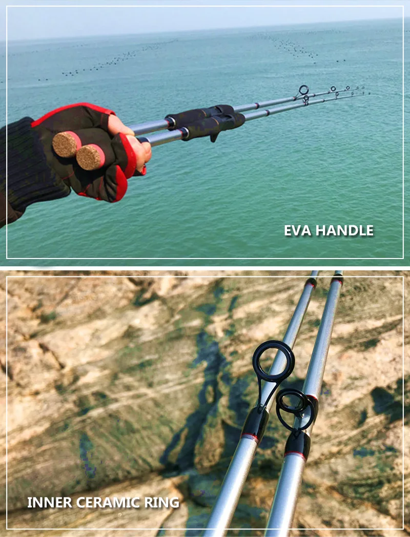 2018 New lure rod line weight6-12LB 2 tip spinning fishing rod M actions 3-21g lure weight Casting Lure Fishing Rod (1)