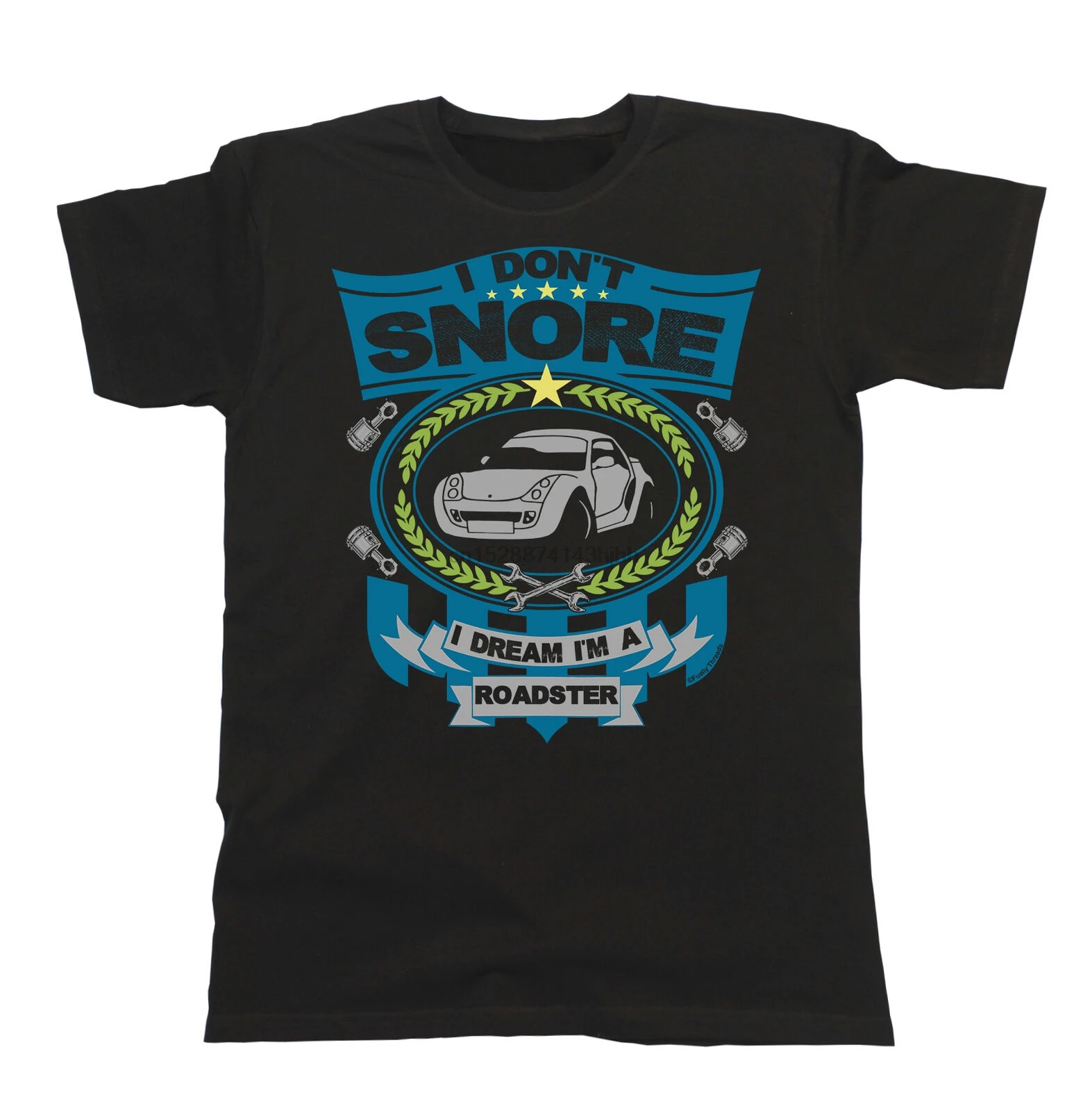 

Herren Car T-Shirt - I don`t snore I dream I`m a ROADSTER Smart Car Retro