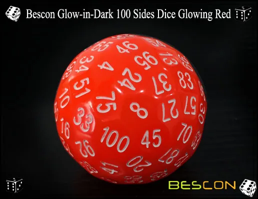 Bescon Glowing Red D100-4