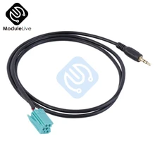 Micro USB до 3,5 мм Mini-ISO 1 м разъем Aux вход Адаптер терминал аудио кабель подключения для Renault Clio Megane 2005-2012 D# MO
