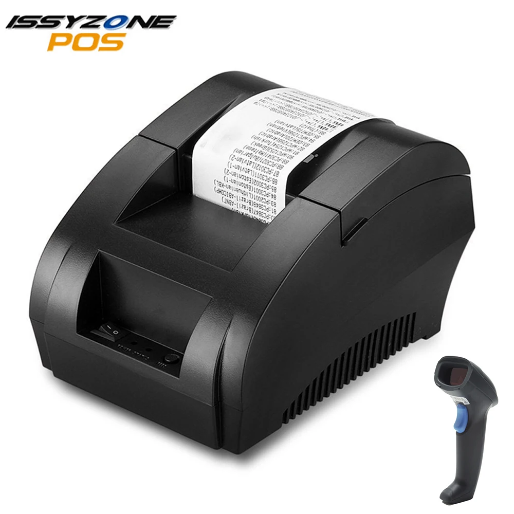 ISSYZONEPOS طابعات الحرارية 58 مللي متر استلام طابعة رخيصة POS طابعة USB الطباعة لسوبر ماركت مطعم القيادة ESC/POS