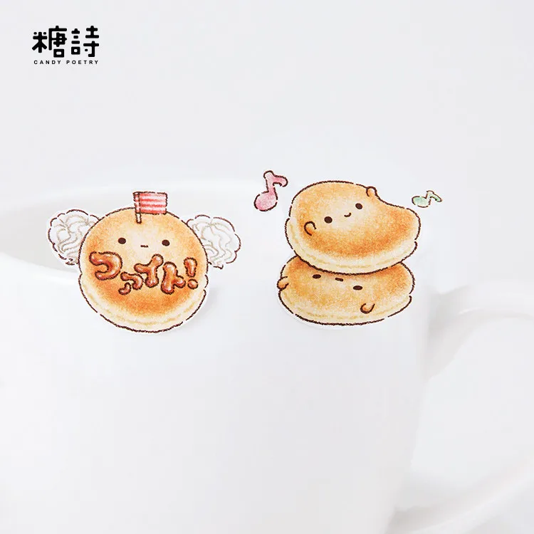 45 шт./лот (1 сумка) DIY милые украшения Kawaii дневник стикер креативный хлеб этикетка