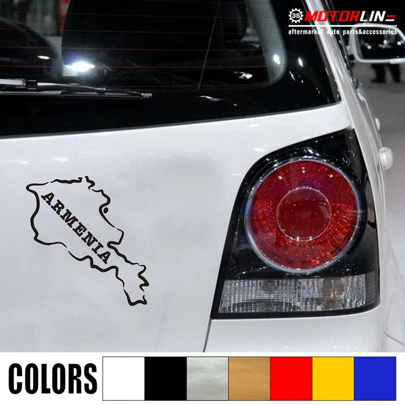 

Armenia Pride Map Decal Sticker Armenian Outline Silhouette Car Vinyl Home