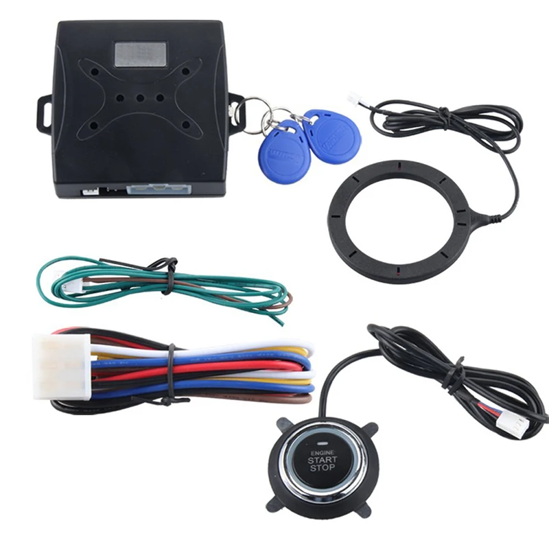 Комплект безопасности вождения автомобиля SUV Двигатель Push Start DC 12V RFID замок