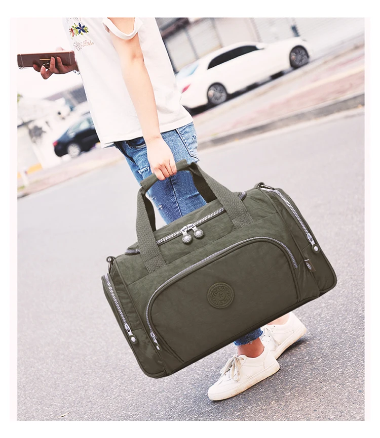 الذكور السفر قدرة كبيرة حقيبة محمولة الرجال السفر حقيبة سستة الأمتعة الإناث ضوء السفر Crossbody حقيبة المياه طارد