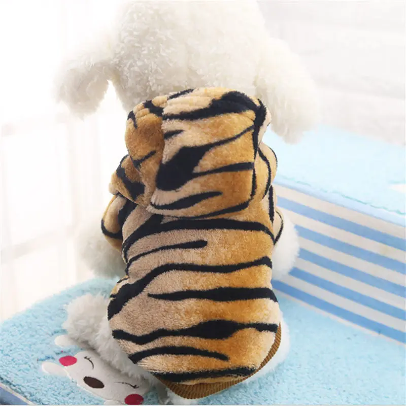 

New Flannel, Button, Tiger, Dog, Cat, Clothes in Autumn and Winter