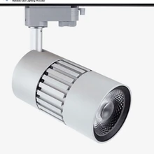 Светодиодный фонарь 30 Вт CREE COB современный рельсовый свет эффективность освещения 110лм/Вт более высокий светодиодный Трек освещение