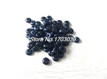 

500PCS 4mm x 10mm Black Rubber Cable Wiring Grommets Gasket Ring