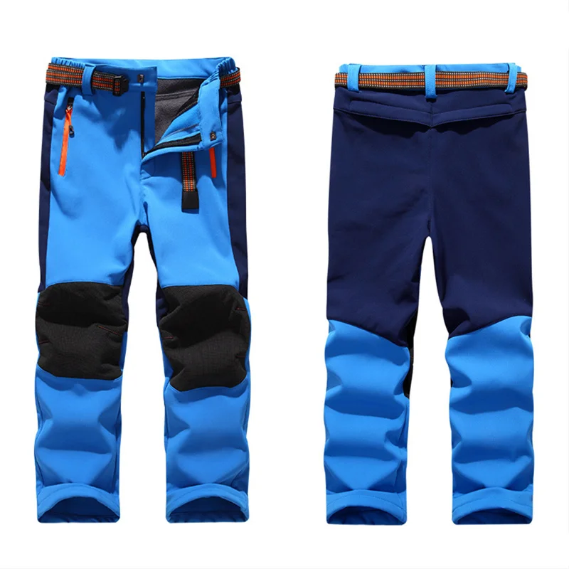 Los niños Softshell pantalones impermeable al aire libre de invierno de lana senderismo Trekking Camping Pantalones deportivos para niños niñas adolescentes Pantalones Los niños Softshell pantalones impermeable al aire libre de invierno de lana senderismo Trekking Camping Pantalones deportivos para niños niñas adolescentes Pantalones