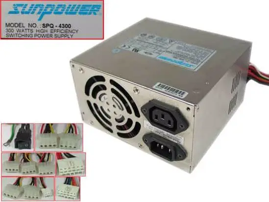 

EMACS Zippy, мощность от солнца, SPQ-4300, блок питания сервера 300 Вт