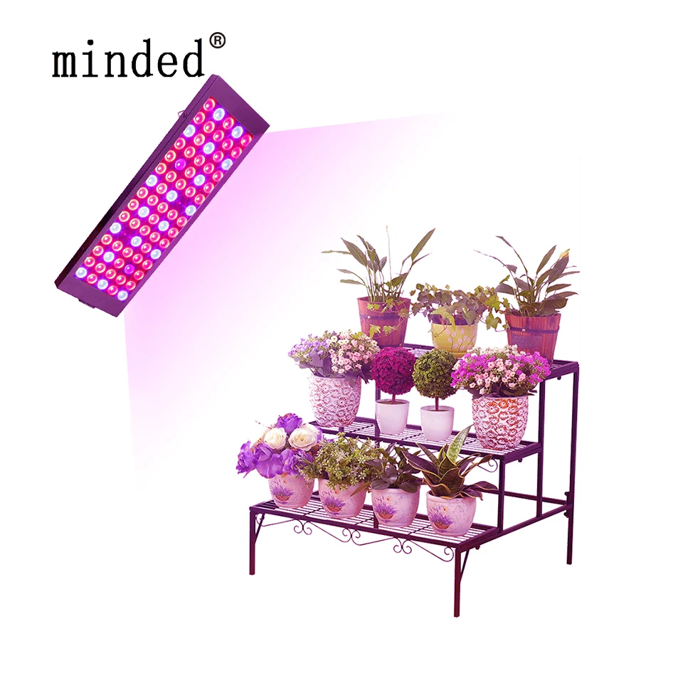 

LED Grow Light Full Spectrum Aquarium Fitolampy Aluminum Panel Grow Light 15W 75LEDs IR UV Led Lamps For Plant Vegetation Flower