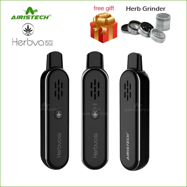 

Original Airistech Herbva 5G Dry Herb Vaporizer Kit Built-in 1000mAh Battery 0.5-0.7ohm vaper Electronic Cigarette kits vape pen