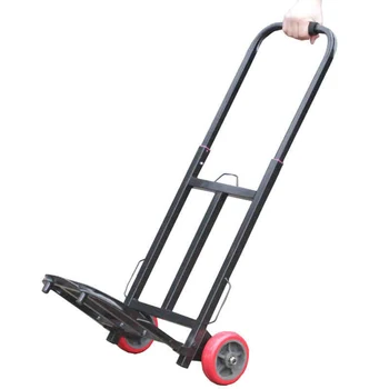 

Folding luggage cart portable trolley small trailer pull truck van trolley car buy food car king