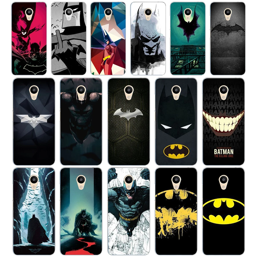 

76DD Detective Comics Batman Hard Transparent Cover Case for Meizu M2 M3S M3 M3S M5S Mini M3 note M5 M6 M6 note U10 U20