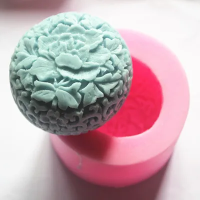 flower pattern mold DIY Clay Craft Casting Molds Food Grade Silicone Mould Hand made Polyester Resin Molding tool