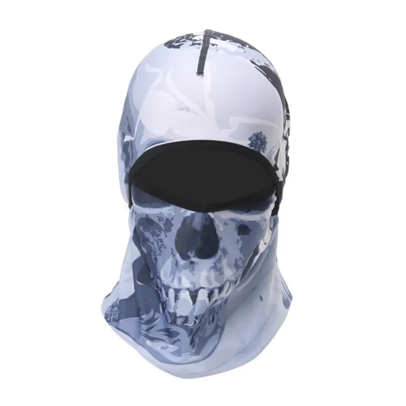 Лыжные шапки с принтом, дышащая велосипедная маска, зимняя теплая Балаклава из «дышащей» ткани, Солнцезащитная маска для велоспорта - Цвет: Многоцветный
