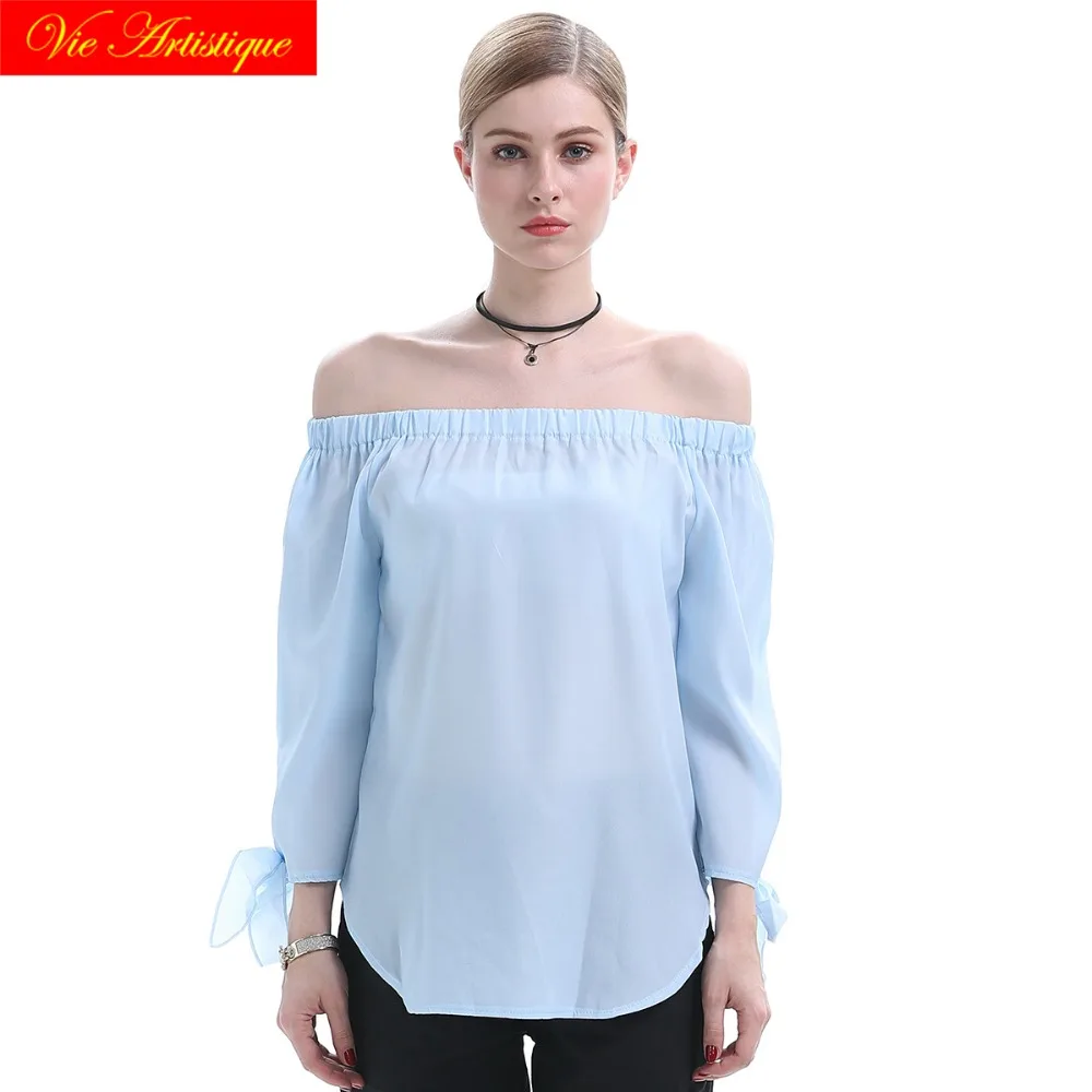 blouse women's tops and blouses shirt plus size ladies top long sleeve 2018 spring summer 5xl blue chiffon casual shirts sex OL |