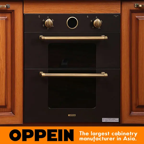 Высокое качество в стиле кантри кухонный шкаф из массива OP15-006