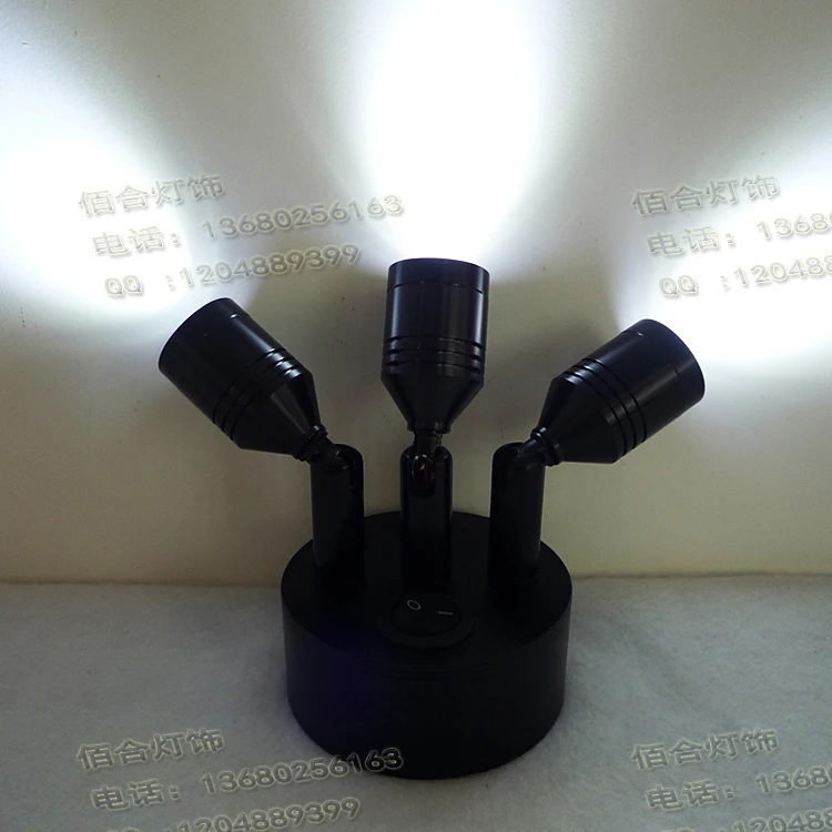 Встроенный литиевый аккумулятор светодиодный прожектор Перезаряжаемые LED свои собственные силы Задний план Jewelry лампы с питанием беспроводной SD6