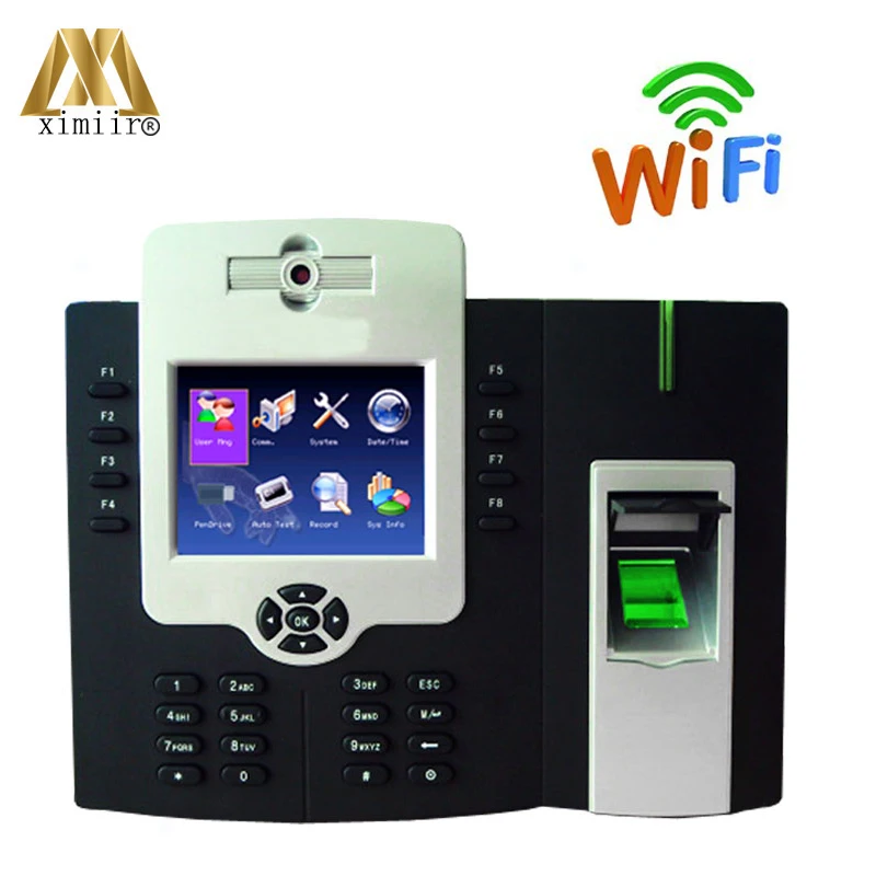 Фингерпринта посещаемость времени и система контроля доступа ZK Iclock880-H с Wi-Fi и 13,56 МГц IC карты биометрическая запись времени