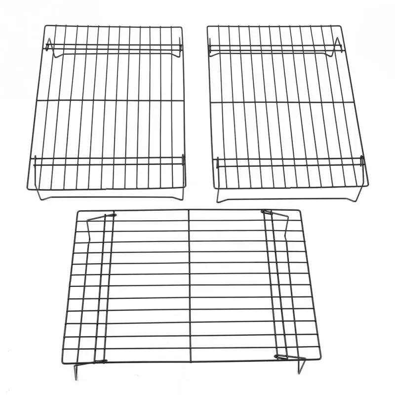 3 слоя нержавеющей стали антипригарная охлаждающая стойка выпечки Торт Печенье Хлеб охлаждающие сетки Инструмент Кухонные Кондитерские стенды