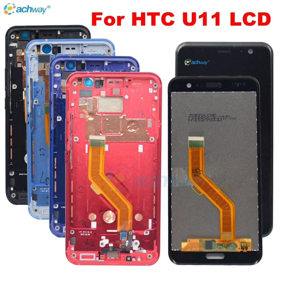 100 Tested For 5.5" HTC U11 LCD Display Touch Screen Digitizer
