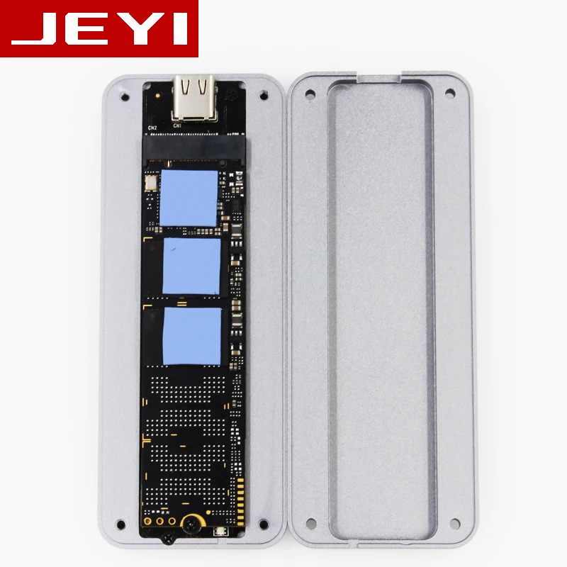 JEYI i9 HDD корпус Мобильный hdd box hdd чехол m.2 NVME алюминиевый тип C3.1 JMS583 m.2 USB3.1 M.2 PCIE SSD U.2 PCI-E TYPEC