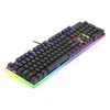 Redragon K577R Rainbow Backlit Wired Mechanical Gaming Keyboard Aluminum Base 104 Standard Keys Teclado Gamer Floating PC Game ► Photo 2/6