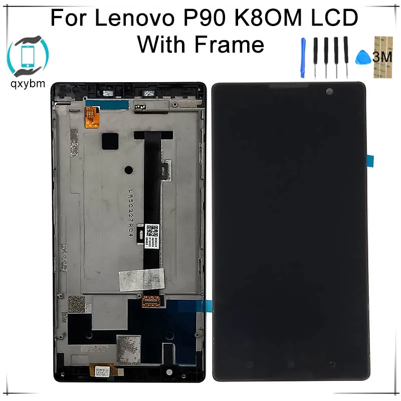 5 дюймов для Lenovo P90 K80 K80M ЖК-дисплей с кодирующий преобразователь сенсорного