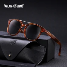 POLARKING Марка Ретро Дизайнер Поляризованные Мужские Солнцезащитные Очки Путешествия Унисекс Ацетат Солнцезащитные Очки Для Вождения Рыбалка Очки cuculos