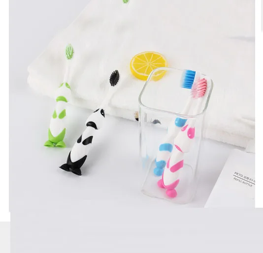 Зубная щетка 4 шт./компл. японская креативная Нескользящая ручка мягкая детская тренировочная детская оральная аксессуары для уборки