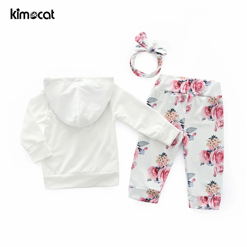 Kimocat/Одежда для маленьких девочек костюм из 3 предметов повязка на голову милый с