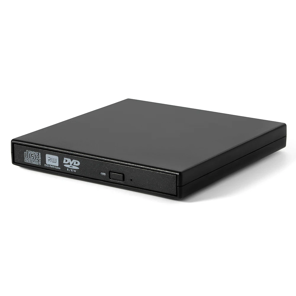 CD DVD Drive USB 2.0 Slim Portable External CD/DVD RW Drive Burner