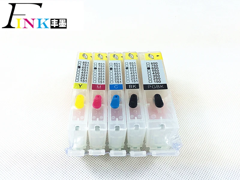 5 colors PGI 150 refill ink cartridge for Canon PIXMA IP7210 MG5410 MX721 MX921 MG5510 IX6810