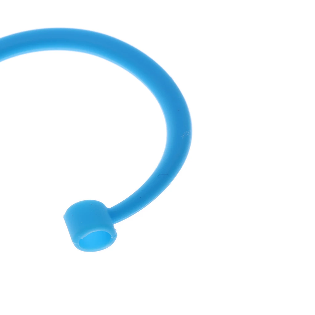 1 Pair Silicone Gel Anti-lost Ear Hook Hang Earloop Holder for Apple AirPods iPhone 7 7Plus 8 8Plus X Earpods Left and Right