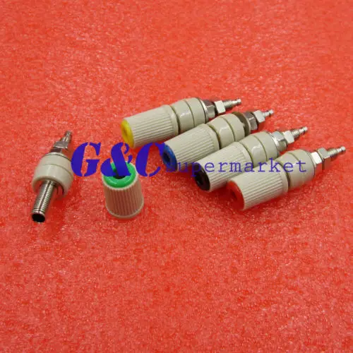 

4Pcs M5 Type High Current 4mm Female Banana Jack Socket Test Binding Post