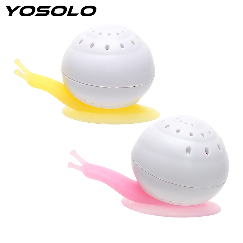 

YOSOLO Car Air Freshener Perfume Snail Shaped Cute Solid Air Freshener Suction Cup Wardrobe For Auto Bathroom Car-styling